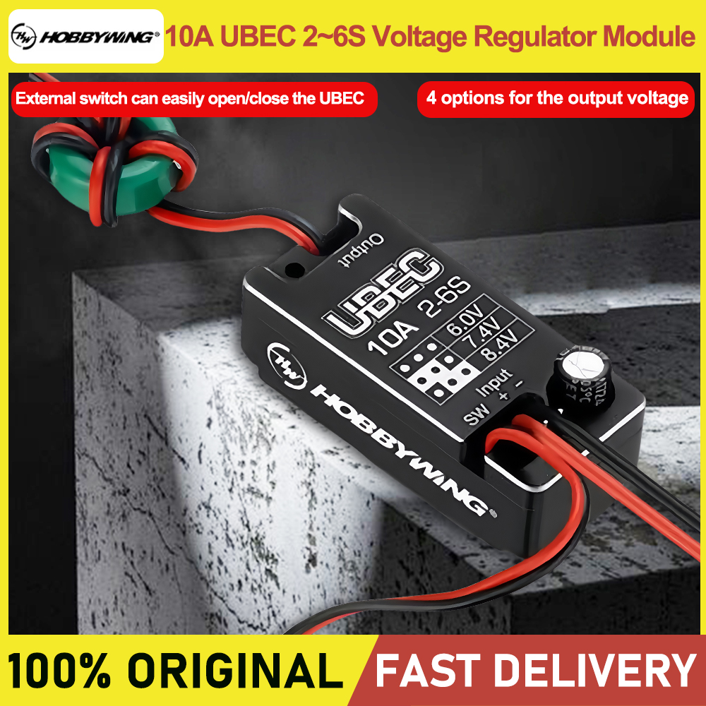 Drone Motor Rc Car - Hobbywing 10A UBEC 2-6S Voltage Regulator