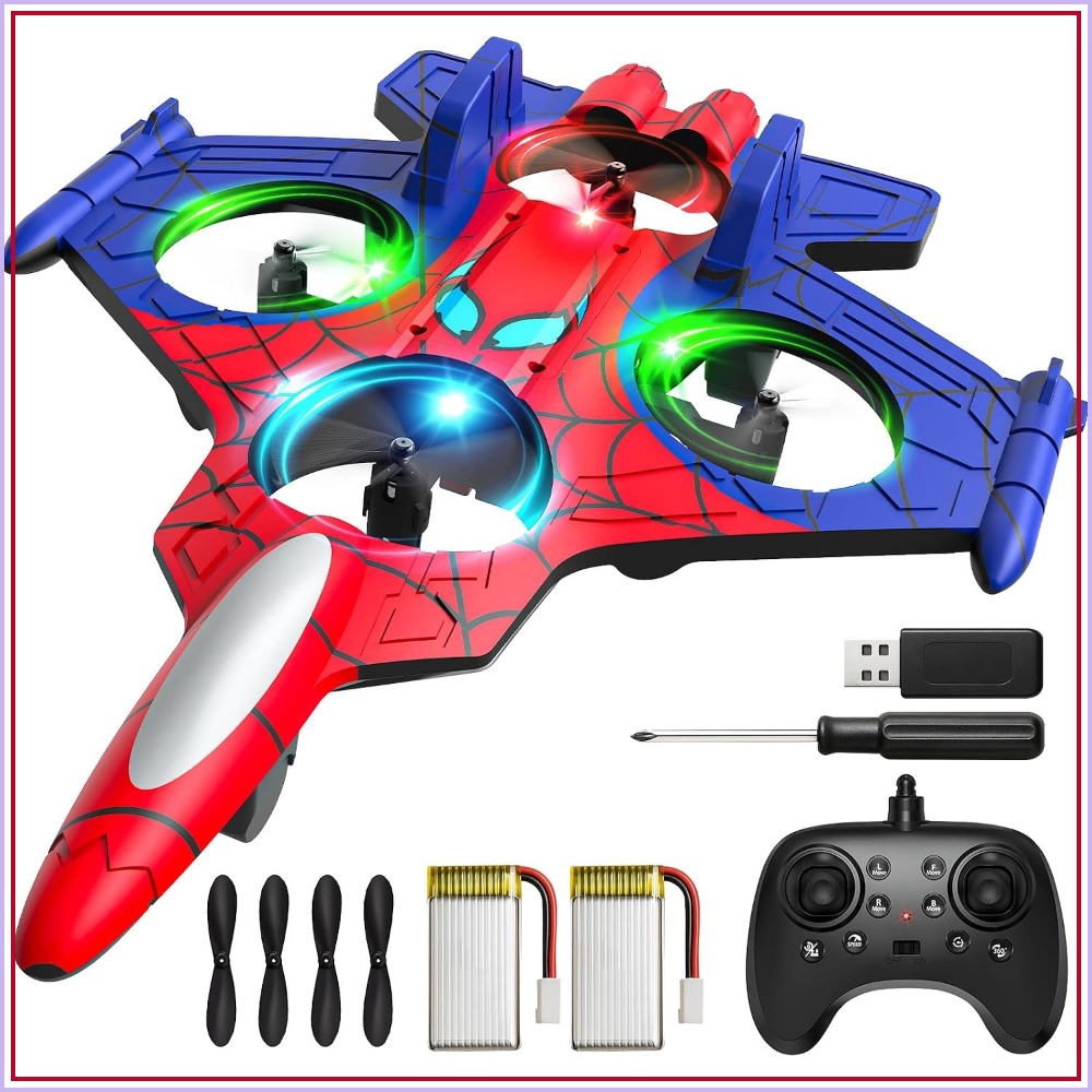 Drone Rc Fighter Jet - Foam RC Airplane for Kids 8-12,