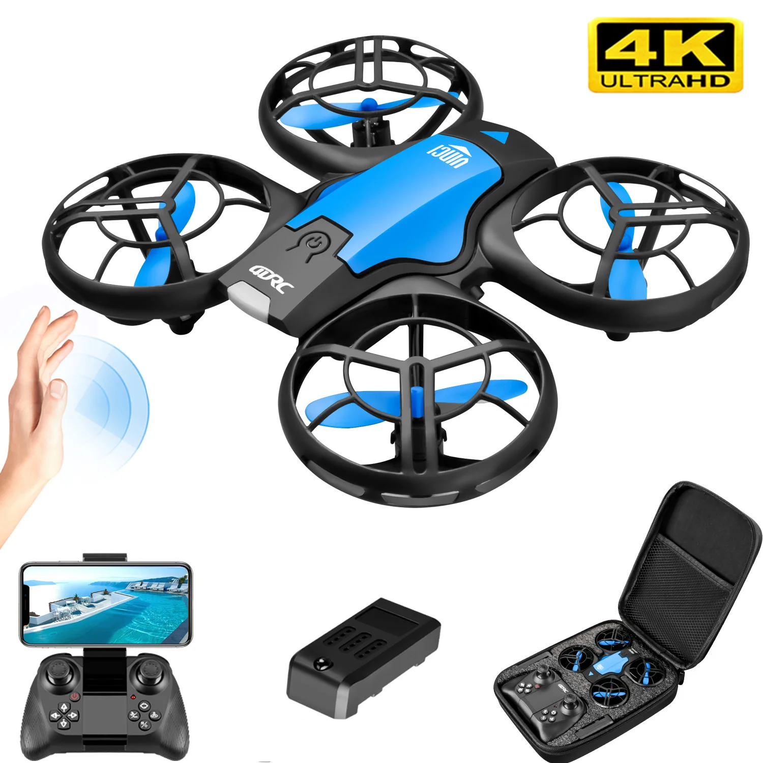 V8 New Mini Drone 4K Professio - Drone Rc Cable บทวิจารณ์และราคา