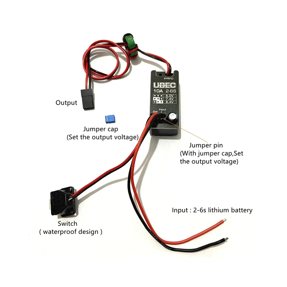 Hobbywing 10A UBEC 2-6S Voltag - Drone Motor Rc Car บทวิจารณ์และราคา