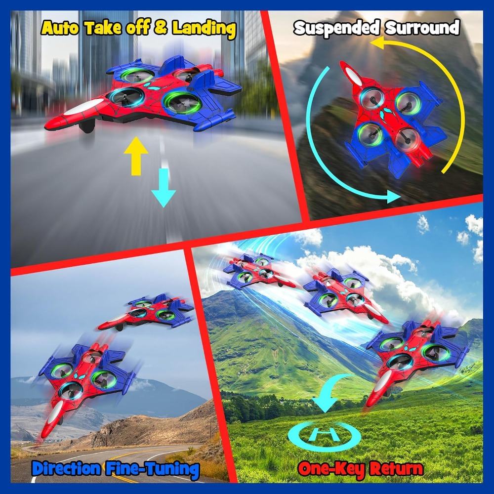 Foam RC Airplane for Kids 8-12 - Drone Rc Fighter Jet บทวิจารณ์และราคา
