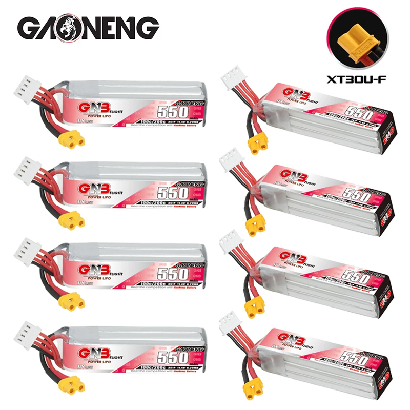 GNB HV 11.4V 550mAh 100C/200C  - Nano Quad Fpv บทวิจารณ์และราคา