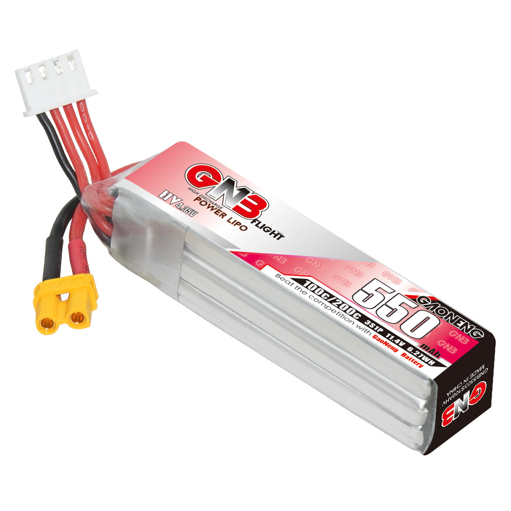 GNB HV 11.4V 550mAh 100C/200C  - Nano Quad Fpv บทวิจารณ์และราคา