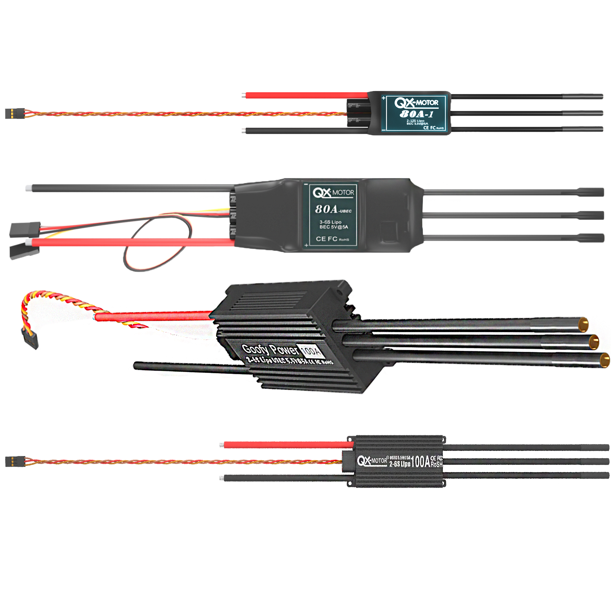 QX-MOTOR Brushless ESC series  - Drone Rc Quadcopter Controller บทวิจารณ์และราคา