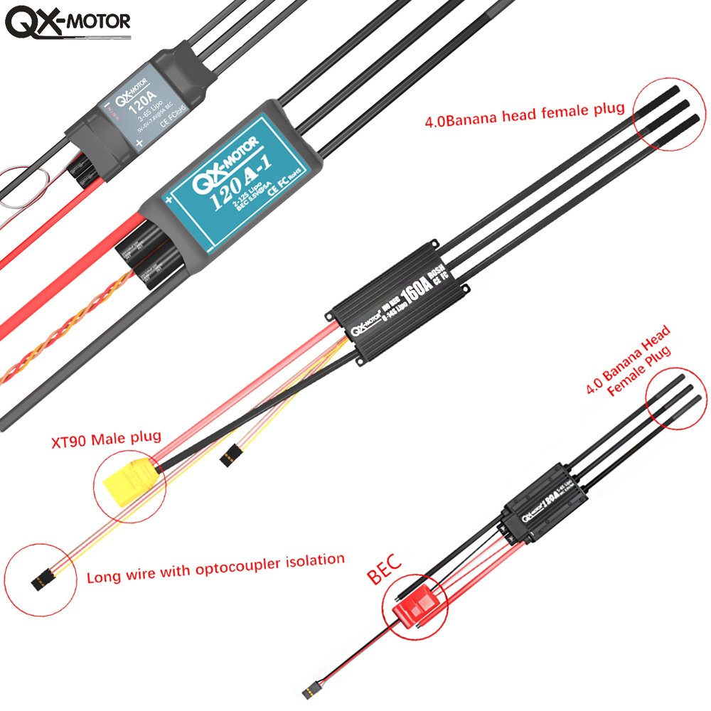 QX-MOTOR Brushless ESC series  - Drone Rc Quadcopter Controller บทวิจารณ์และราคา