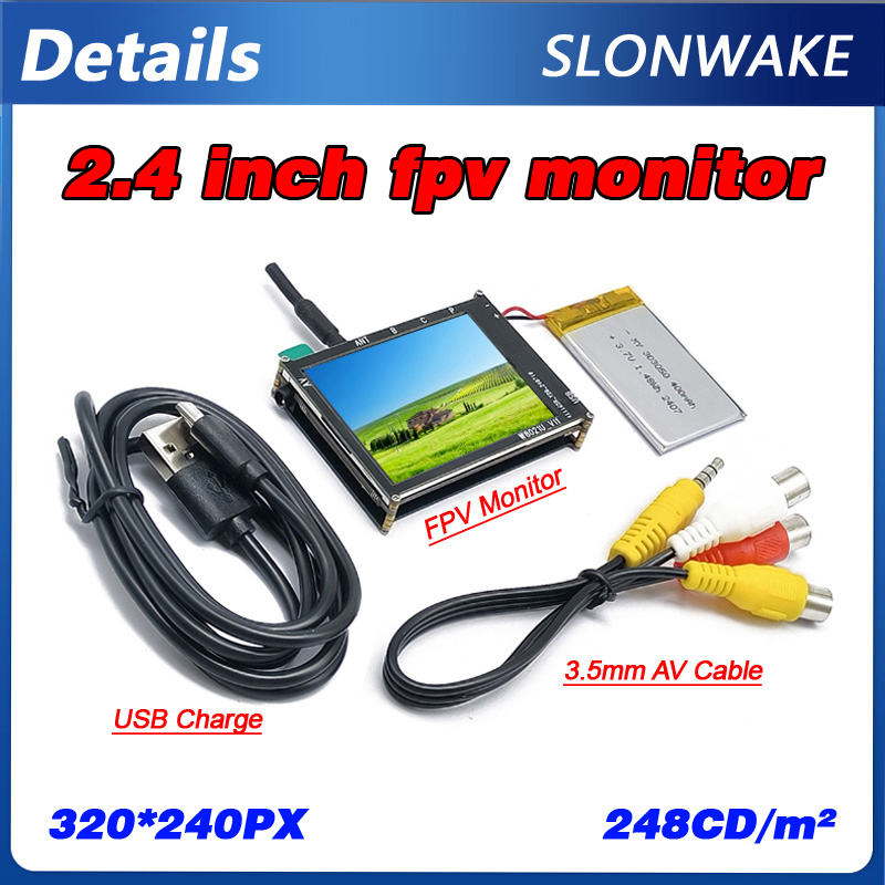 Micro 5.8G 56CH 2.4 Inch LCD 4 - Nano Quad Fpv บทวิจารณ์และราคา