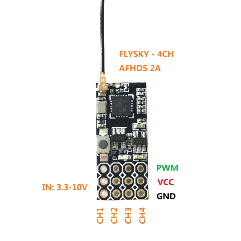 Flysky FS2A Mini Receiver 4CH  - Nano Quad Fpv บทวิจารณ์และราคา
