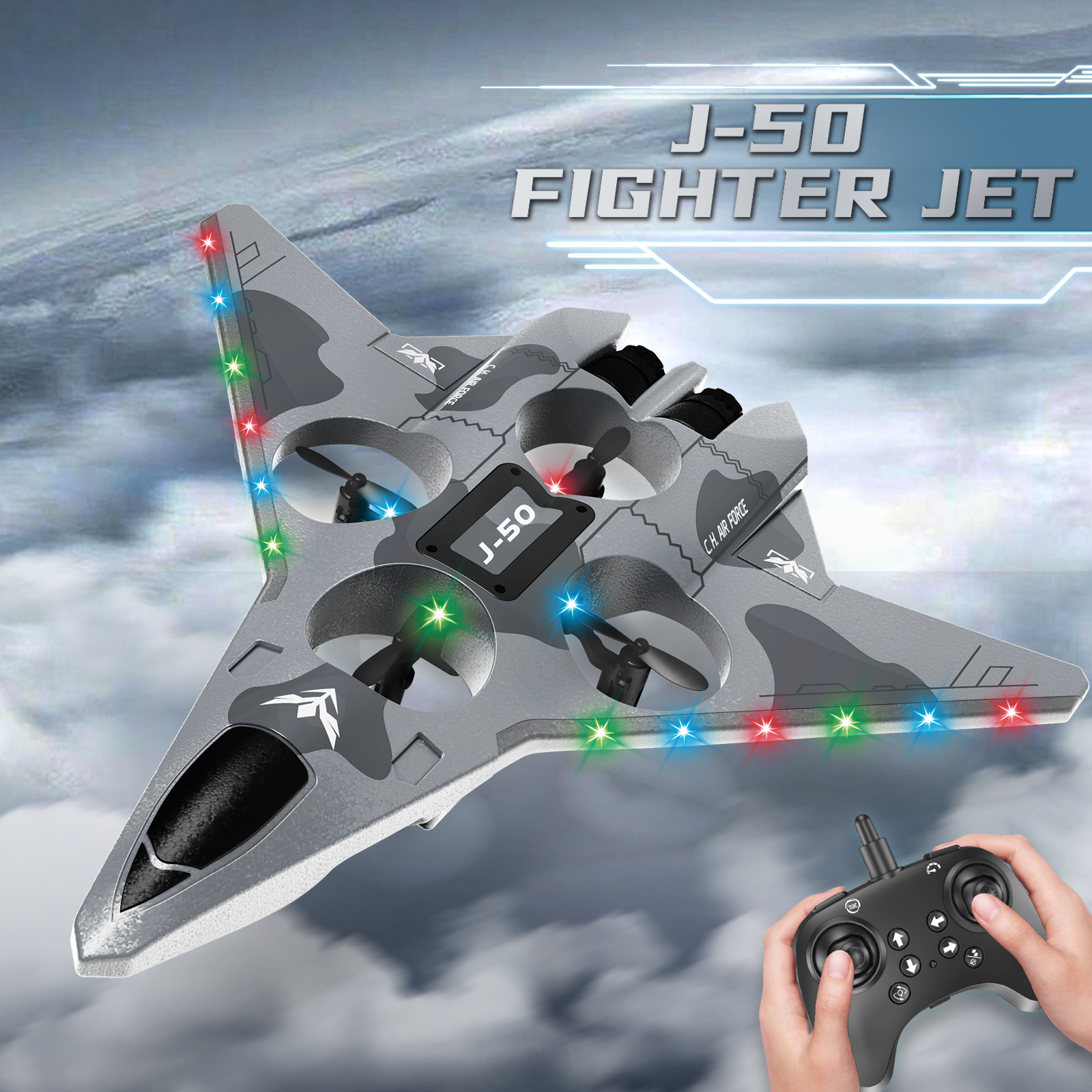 Drop-Proof RC Fighter Jet Dron - Drone Rc Fighter Jet บทวิจารณ์และราคา