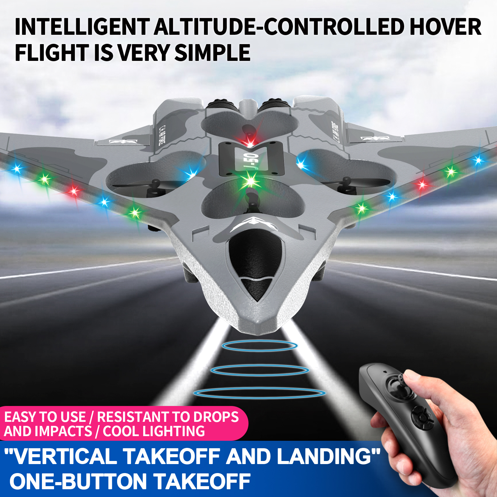Drop-Proof RC Fighter Jet Dron - Drone Rc Fighter Jet บทวิจารณ์และราคา