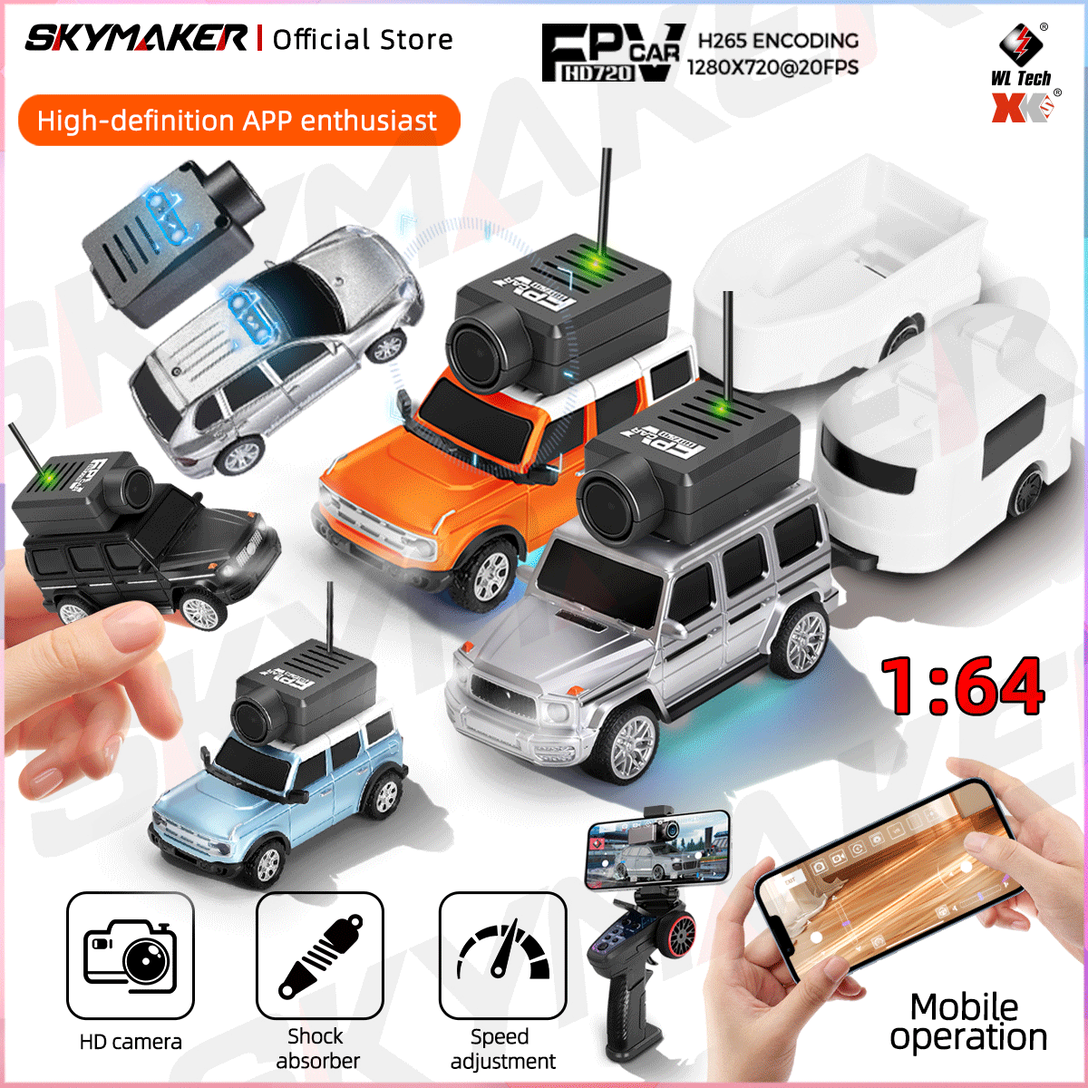 Wltoys Mini FPV APP Control Ca - Drone Shahed Rc บทวิจารณ์และราคา