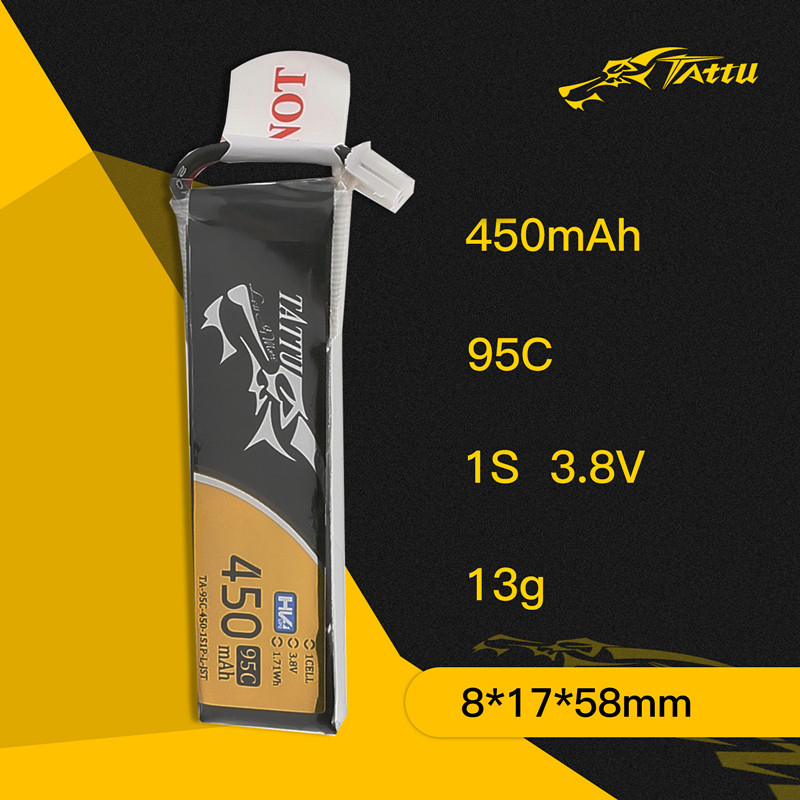 3Pcs NEW TATTU 450/500/550mAh  - Nano Quad Fpv บทวิจารณ์และราคา
