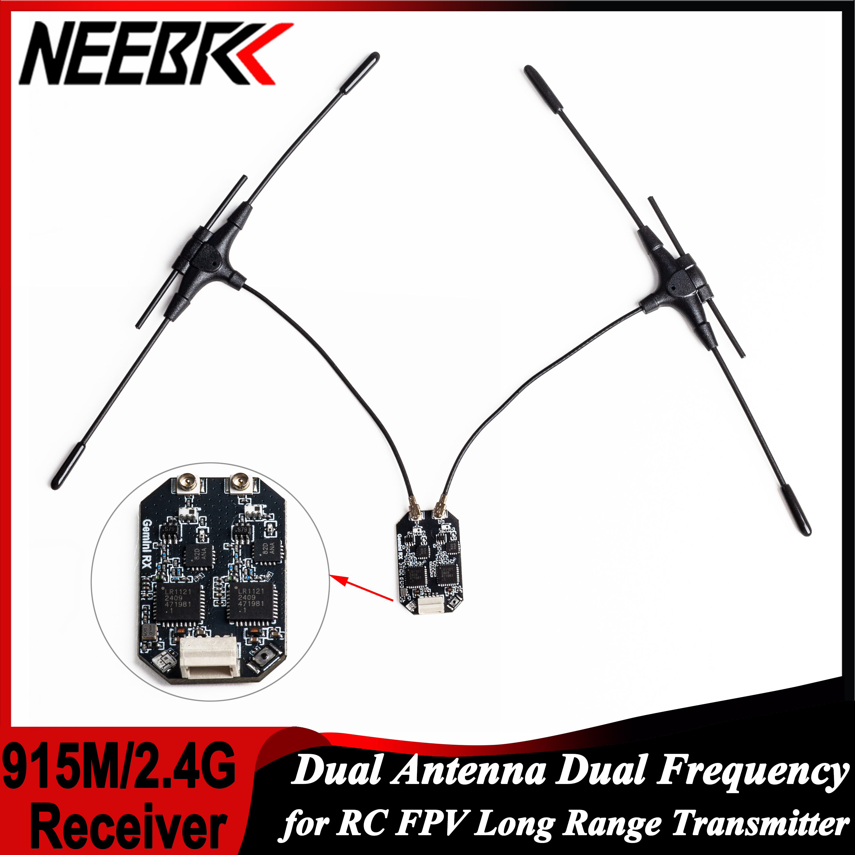 ELRS 915MHz/2.4GHz Gemini Dual - Drone Rc Parts บทวิจารณ์และราคา