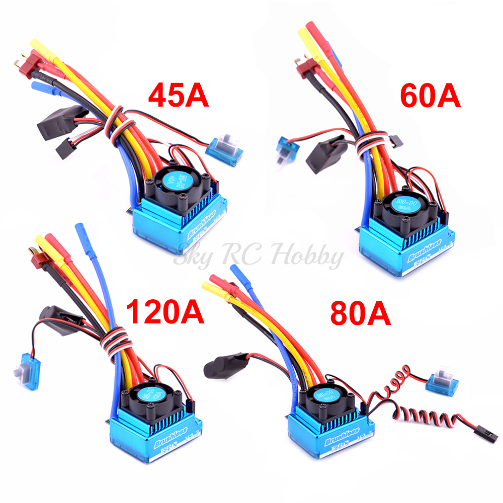 NEW 45A 60A 80A 120A Brushless - Drone Motor Rc Car บทวิจารณ์และราคา