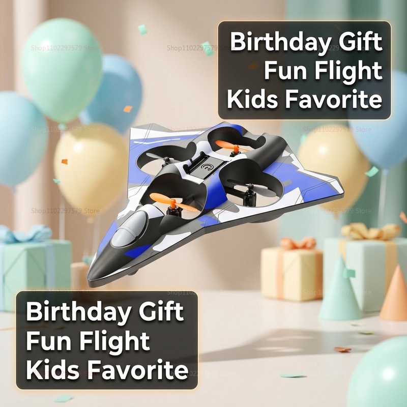 Foam Aircraft Stunt Helicopter - Drone Rc Fighter Jet บทวิจารณ์และราคา
