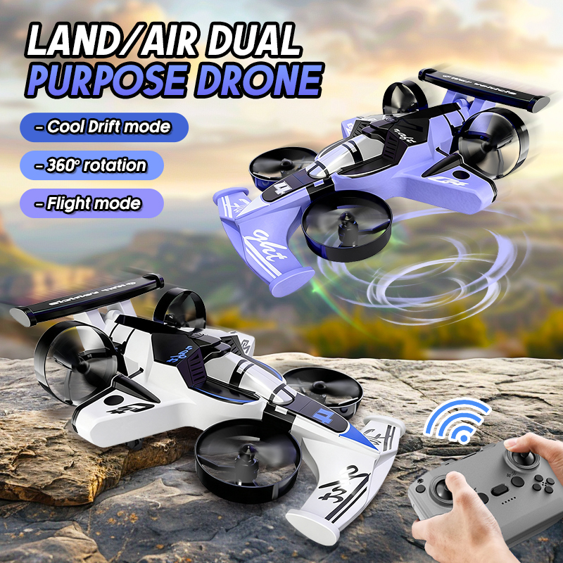 2in1 Mini Drone Air-Ground Fly - Drone Motor Rc Car บทวิจารณ์และราคา