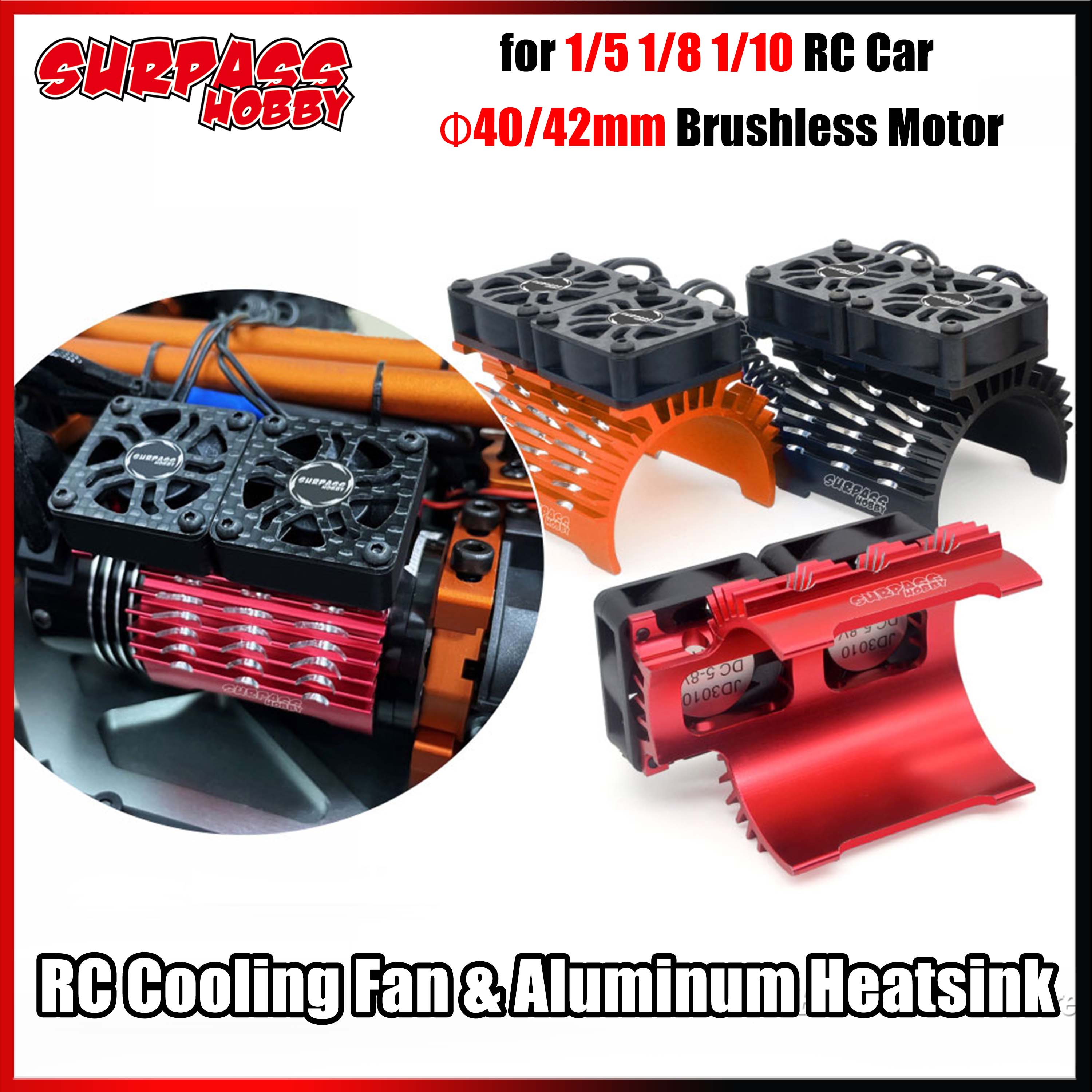 SURPASS HOBBY Dual Cooling Fan - Drone Motor Rc Car บทวิจารณ์และราคา
