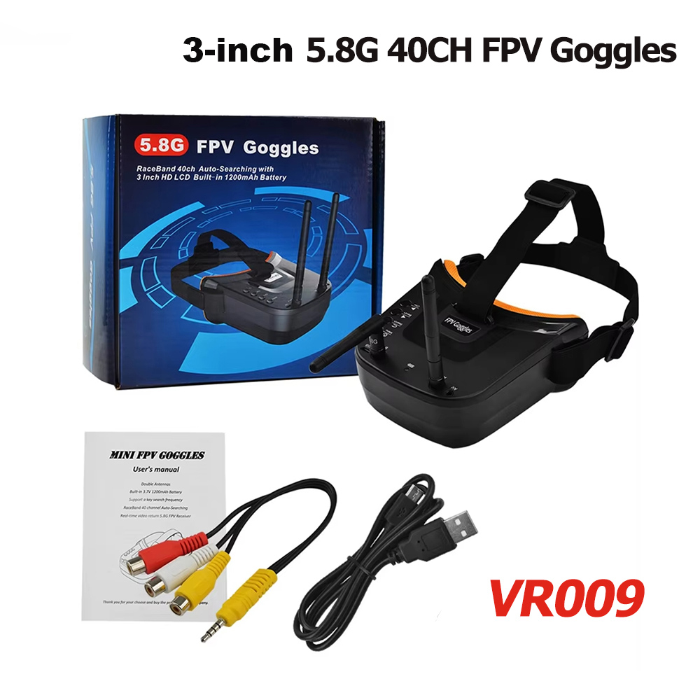 VR009 FPV Video Goggles 3Inch  - Nano Quad Fpv บทวิจารณ์และราคา