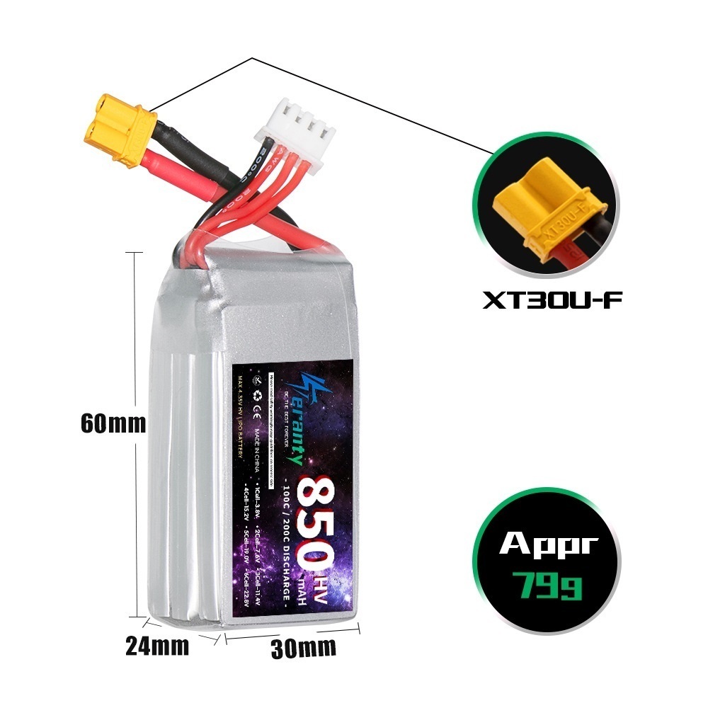 1/2/3PCS TERANTY 3S 11.4V Lipo - Nano Quad Fpv บทวิจารณ์และราคา